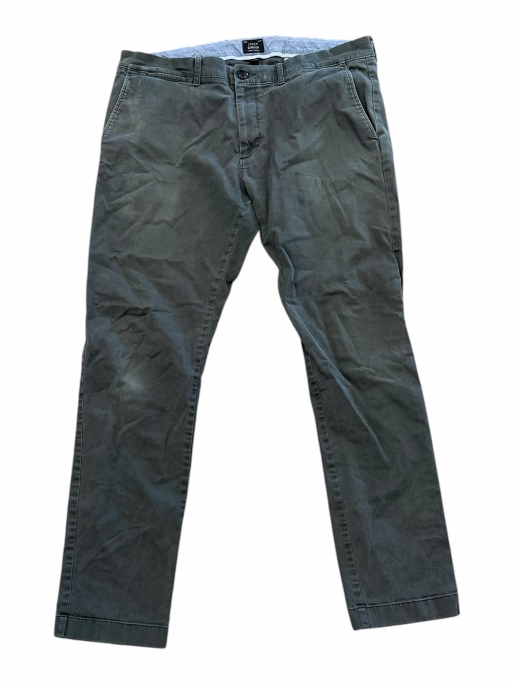 J.Crew Men’s Greenish Gray 481 Slim Chino Pants 34x32
